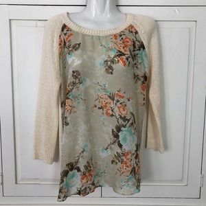 Zara knit sweater small